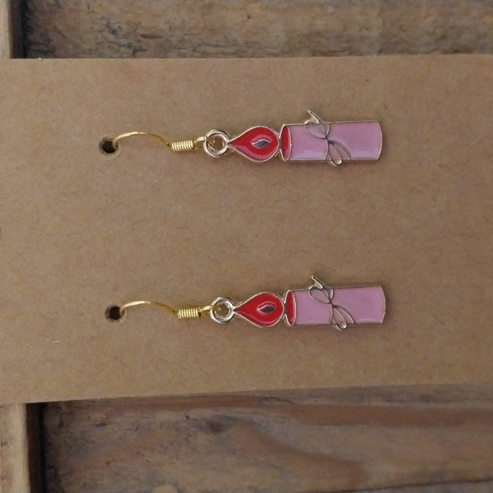 Valentine's Day Candle Earrings